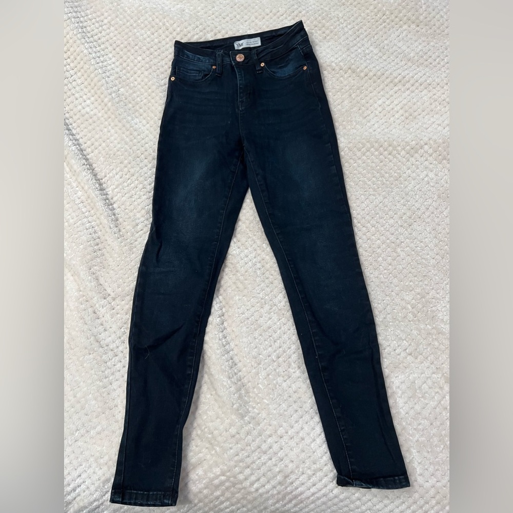 Women’s Navy Blue High-rise Skinny Jeans (3/26)